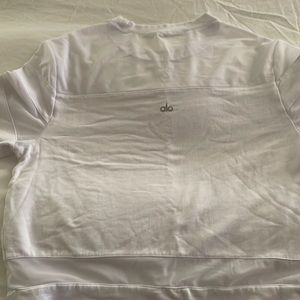 Alo short sleeve white color